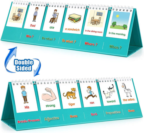 Silly Sentence Building for Kids, Speech Therapy Learn to Read, Educational Toy for Preschool & Kindergarten
