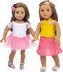 XFEYUE 22 18 inch 18 inch 10 Sets Pcs American Doll Clothes Gifts and Accessories, Fit Doll - Including of Various