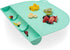 UpwardBaby Rectangular Silicone Placemat - Suction Food Catcher for High Chair &