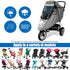 Stroller Rain Cover, Universal Waterproof Windproof Protection, Baby Travel Weather Shield, Rainproof Nano-Coating
