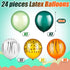 Liliful 24 Pieces Jungle Balloons, 12 Inch Animal Print Balloons, Safari Theme Party Decorations, Jungle Theme Party