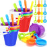 Didaey 24 Sets Sand Buckets and Shovels for Kids 5 Inch Small