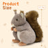 Animal,17.7" MaoGoLan Giant Squirrel Stuffed Realistic Squirrel Plush Toys with Cute and Fluffy Tails,Big Stuffed