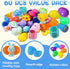 60PCS Prefilled Easter Eggs with Toys Inside, Easter Basket Eggs Filled Stuffers, Easters Theme Party Favors Fidget