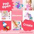 10 4-8, 3 4 5 6 7 8 Mumaloo Unicorn Craft Box - Fun Arts and Crafts for Kids Ages No Mess, Educational, Mermaid Art