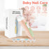 FALESOUL Trimmer 6 Baby Nail Electric Baby Nail File, Baby Nail Clippers with Grinding Heads & LED Light, Safe & Easy