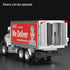 TEMI 3 Pack of Diecast City Transport Vehicles - Garbage, Tanker, Express Delivery, 1/50 Scale Metal Models with