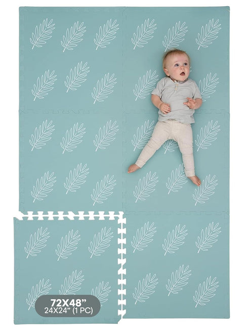 Childlike Behavior Baby Play Mat - Extra Large, Foam Play Mat with