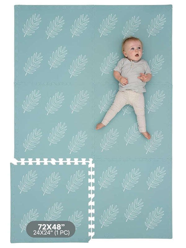 Childlike Behavior Baby Play Mat - Extra Large, Foam Play Mat with