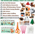 Set Set 8 9 10 11 12 CiyvoLyeen Woodland Animals Craft Kit Kids DIY Crafting and Sewing Woodland Animals Felt Plushie