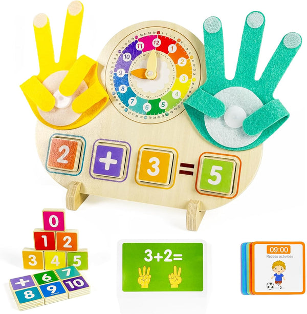 twivah Toddler Learning Toys 3-5, Educational Games with Visual Timer for Kids 5-7,