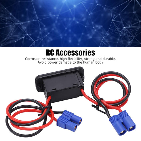 JR Style Heavy Duty On Off Switch 18AWG, RC Switch for Remote Control System Accessories