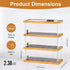 1/64 Scale Display Case, 3-Tiers Diecast Car Garage Display Case with 15 Parking Space and Acrylic Cover