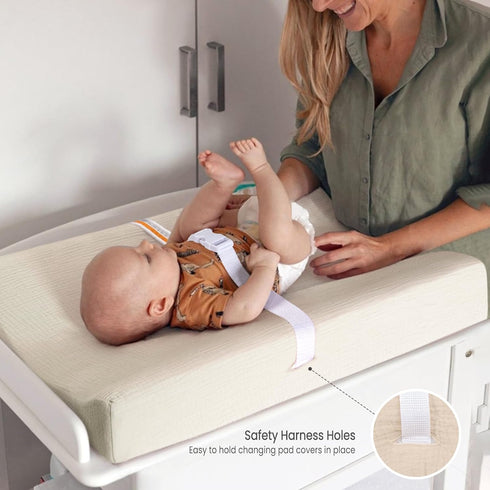 Muslin Changing Pad Covers for Baby - Termichy Diaper Changing Sheets