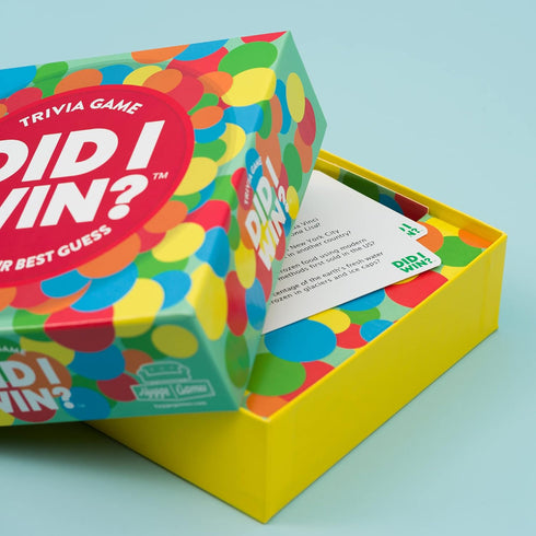 Hygge Games Did I Win? Trivia Game | Board Games for Adults and Teens, Ages 14+