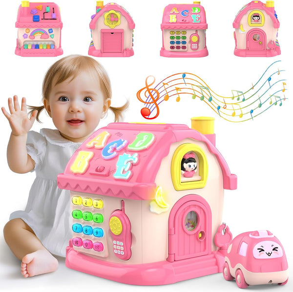 Toddler Toys for 1 Year Old Girl Gifts, 12-in-1 Montessori Musical House