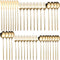 Calolin Gold Silverware Set, Stainless Steel Flatware Set, Include Knife, Fork and Spoons,