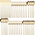 Calolin Gold Silverware Set, Stainless Steel Flatware Set, Include Knife, Fork and Spoons,