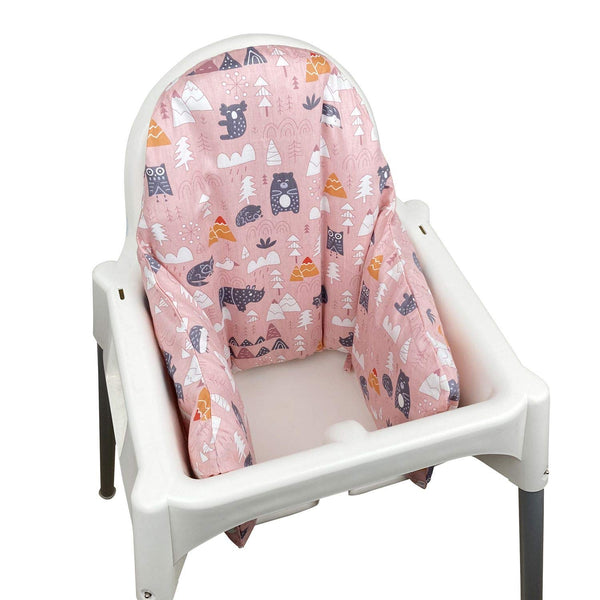 Inflatable Cushion Inner Cover Cotton Cover for IKEA Antilop Highchair (Cover Only) (Pink) by ZARPMA