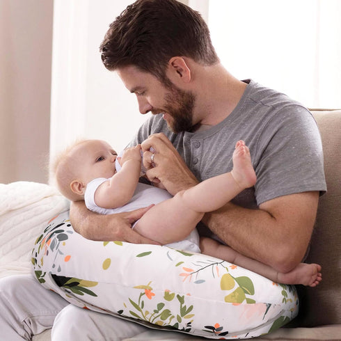 Cloele Nursing Pillow Cover for Breastfeeding Pillows - Dog Breastfeeding Pillow Slipcovers for Baby Boys & Girls Ultra