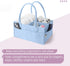 Sky Bliss Baby Diaper Caddy - Stylish Nursery Storage & Car Organizer