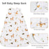 david's kids Micro Fleece Baby Sleep Sack 12-18 Months, Soft Wearable Blankets with 2-Way Zipper, 2 Pack