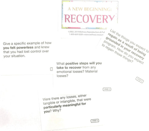 A New Beginning Recovery Card Game