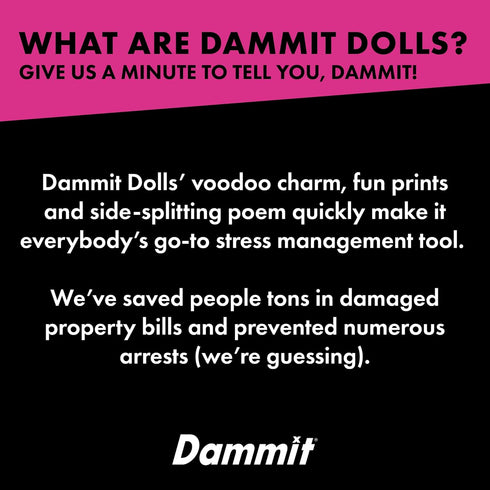 Dammit Doll - Limited Edition - Dammit Cancer Doll for Stress Relief, Gag Gift