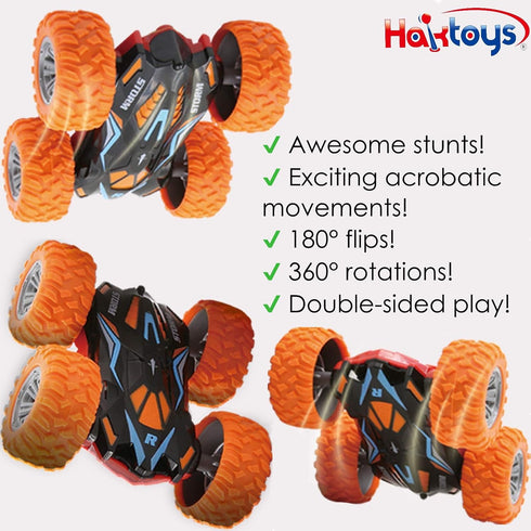 Mini RC Stunt Car, Double Sided Rechargeable Remote Control Toy, AWD Flip Car for Boys and Girls