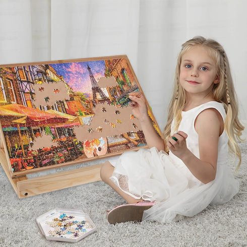 SoeKoa 3 Angle18.89x 13.38(Only Puzzle Board Stand, Puzzle Board Stand for Tely,Puzzle Holder Board Portable, Puzzle