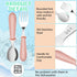 12PCS Toddler Forks & Spoons Set, Stainless Steel Baby Utensils, Kids Silverware for Self Feeding, BPA Free Metal