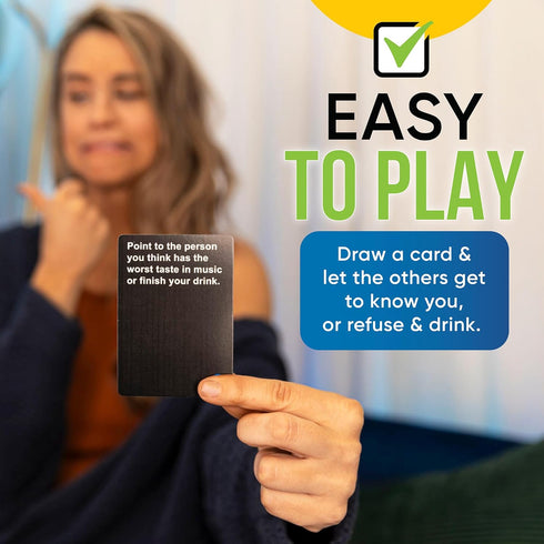 Do or Drink Let's Get Personal - Conversation Cards for Adults, 250 Cards for Game Night and Fun Drinking Game