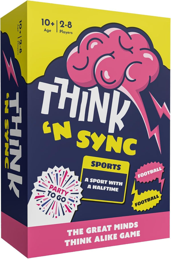 Gamewright - Think 'N Sync - Fast-Paced Party Card Game for Families