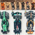 24PCS Wall Mount for Lego Speed Champions Sets - Wall Bracket with Base for Pilot, Black