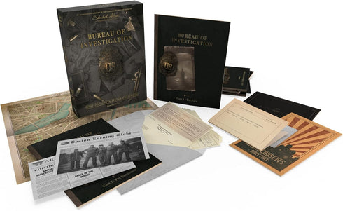 Bureau of Investigation: Investigations in Arkham & Elsewhere Board Game, Cooperative Mystery Game for 1-8 Players
