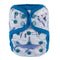 Sigzagor Newborn Baby Diaper Nappy Cover 8lbs-10lbs (Bear Whale)