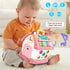 Montessori Toys for 1+ Year Old Girl, 8-in-1 Toddler Toys with Sound, Lights, Music, Clock, Telephone, Car