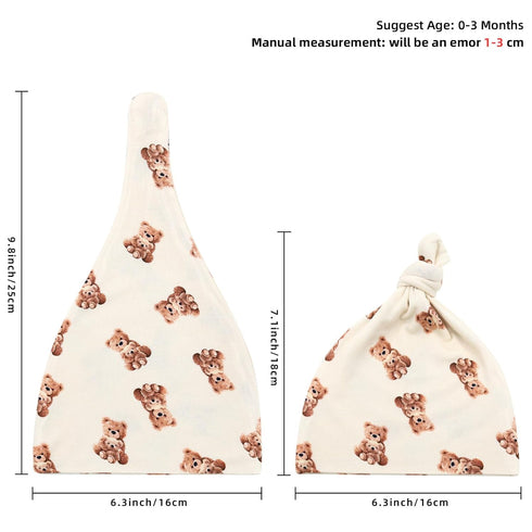 Set LifeTree Muslin Swaddle Blankets, Muslin Baby Swaddle Blanket and Hat with Birth Announcement Card, Newborn Unisex