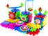 Gear Building Toy Set with 81 Interlocking Learning Blocks, Motorized Spinning Gears Playground Edition