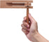 2 Pack Wooden Grogger Spinning Ratchet Noise Maker, Traditional Matraca for Parties, Sports Events and Celebrations