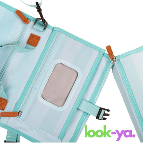 LOOK-YA Portable Diaper Changing Pad, Portable Changing pad for Newborn Girl & Boy - Baby Changing Pad with Smart Wipes