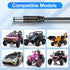 24V 6.6Ft EGK Charger for Ride On Toys Car with Cable, Supply Power Adapter for Wrangler SUV Kid Trax Dynacraft Toy Car