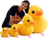 Bansusu 30CM Plush Yellow Duck, Soft Stuffed Animal Toy for Kids Birthday