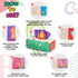Baby Toys for 0-12 Months, Soft Crinkle Sensory Tissue Box Toy, Early Learning Gifts for Boys Girls, 6 to 18 Months