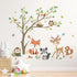 Woodland Animals Wall Decals - Fox, Deer & Owl Stickers for Nursery Decor