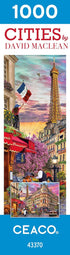 Ceaco David Maclean Cities - Bonjour Paris 1000 Piece Jigsaw Puzzle