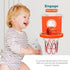 Bath Toys - Bathtub Basketball Hoop for Kids, Mini Basketball Hoop with 3 Suction Cups and 4 Soft Balls