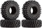 INJORA 1.0 All Terrain Super S5 King Trekker Tires - Soft Sticky for 1/18 TRX4M 1/24 RC Crawler Axial SCX24 FMS FCX24