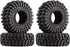 INJORA 1.0 All Terrain Super S5 King Trekker Tires - Soft Sticky for 1/18 TRX4M 1/24 RC Crawler Axial SCX24 FMS FCX24