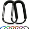 sprookber 6.7 Inch Large Stroller Hooks for Diaper Bags & Purses, Heavy